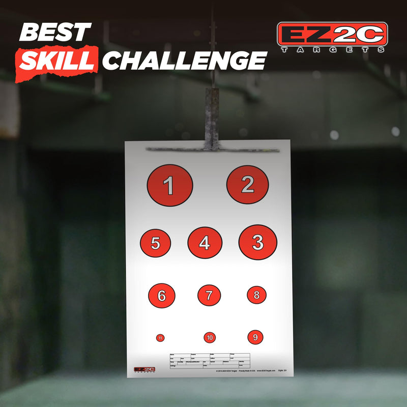 Load image into Gallery viewer, 120 EZ2C Targets: 5 Game Style Paper Targets Bundle Pack Fun Games 11"x17" USA Made
