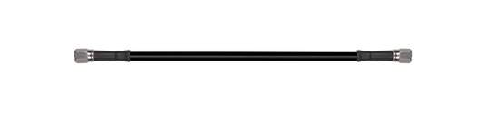 Goodridge 23in Universal Brake Line Assembly w/SS Fittings & Black Hose