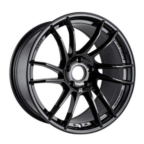 Gram Lights 57XR 18x9.5 +38 5x114.3 Glossy Black Wheel (Minimum Order Qty 20)