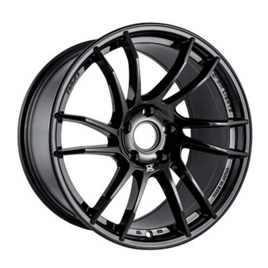Gram Lights 57XR 18x9.5 +38 5x114.3 Glossy Black Wheel (Minimum Order Qty 20)