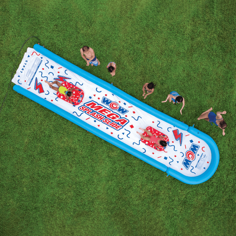 Load image into Gallery viewer, WOW Watersports 25 Ft Mega Backyard Slide with Splash Pool

