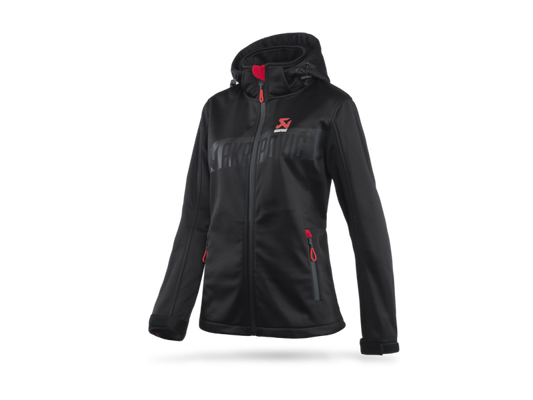 Akrapovic Womens Corpo Softshell Jacket Black - L