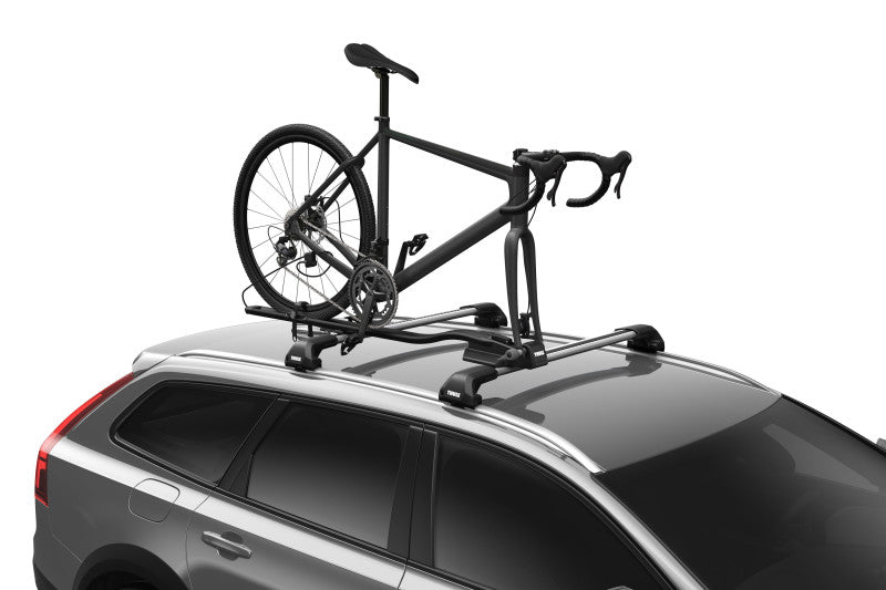 Load image into Gallery viewer, Thule FastRide Fork-Mount Roof Bike Rack (For Quick-Release Bikes/Adapter Req. for Thru-Axle) - Blk
