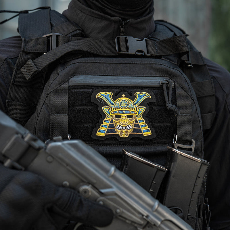Load image into Gallery viewer, M-Tac Samurai Mask Embroidered Patch
