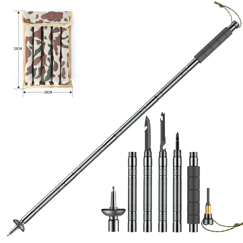 Load image into Gallery viewer, Ultra X Tactical Survival System - (10 in 1) Walking Stick

