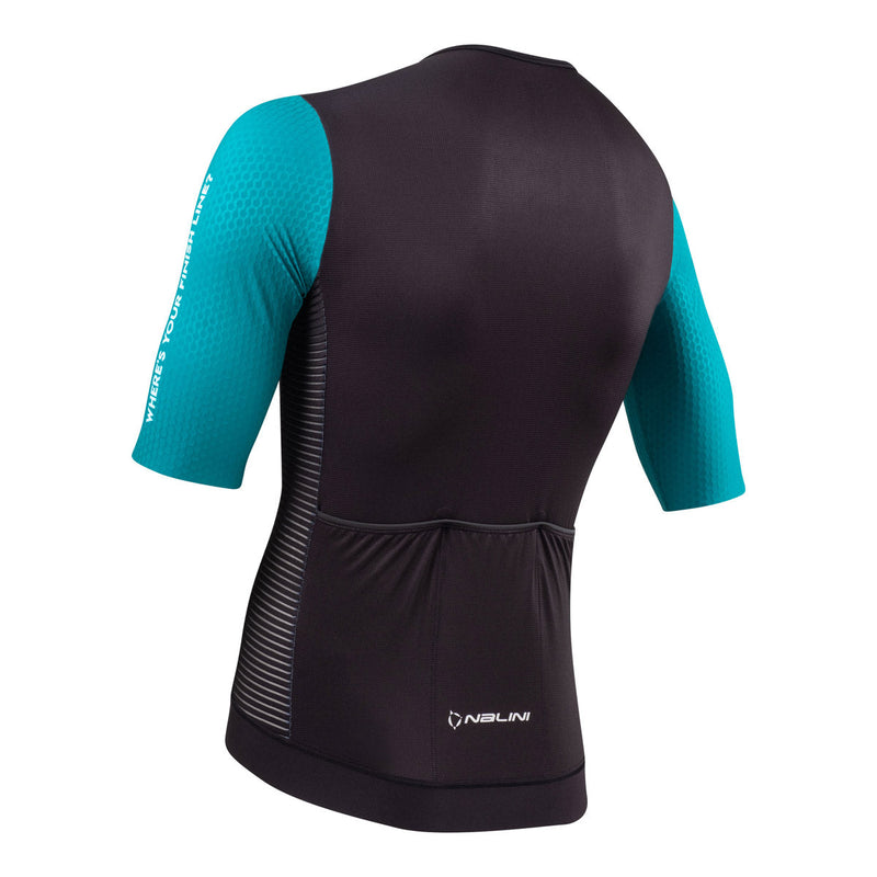 Load image into Gallery viewer, 2024 Nalini LASER Men&#39;s Cycling Jersey (Turquoise/Black) S-3XL
