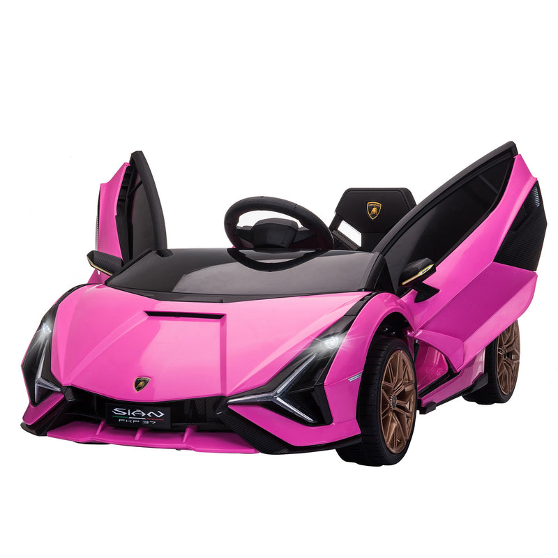Load image into Gallery viewer, Lamborghini SIAN 12V Kids Electric Ride On Car Toy with Remote Control
