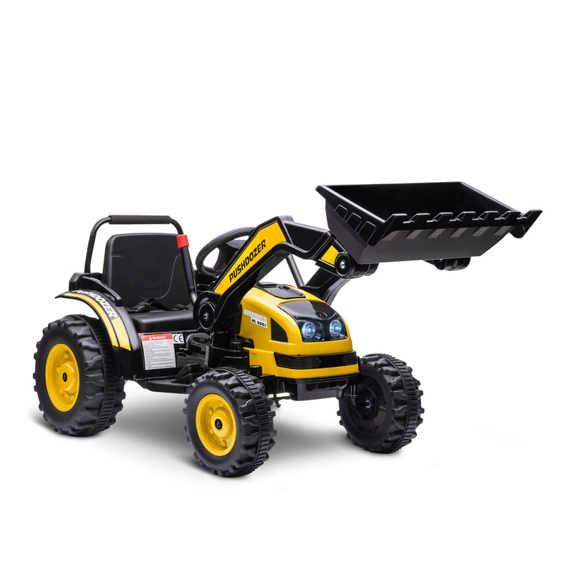 Load image into Gallery viewer, Excavator 6V Battery Tractor with Music and Headlight for Kids&#39; Riding Fun
