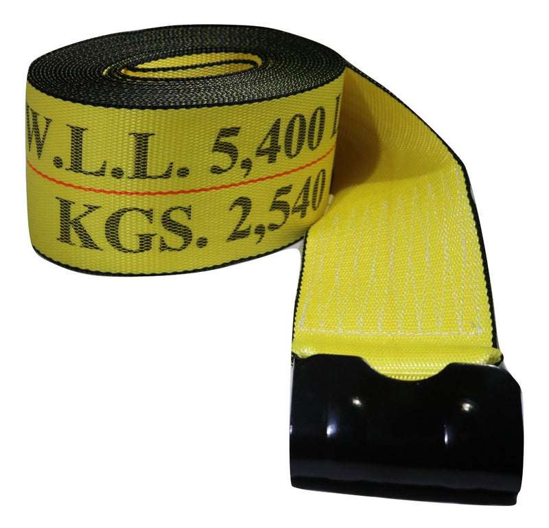 Load image into Gallery viewer, 4&quot;x 30 Ft Heavy Duty Ratchet Strap w/ Flat Hook - AAR Webbing | R430FAAR
