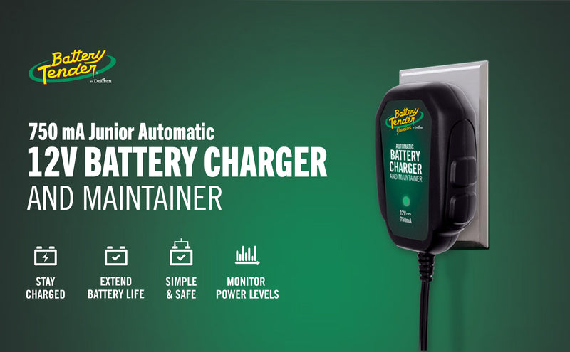 Load image into Gallery viewer, Battery Tender Junior 750mA 12V Battery Charger and Maintainer
