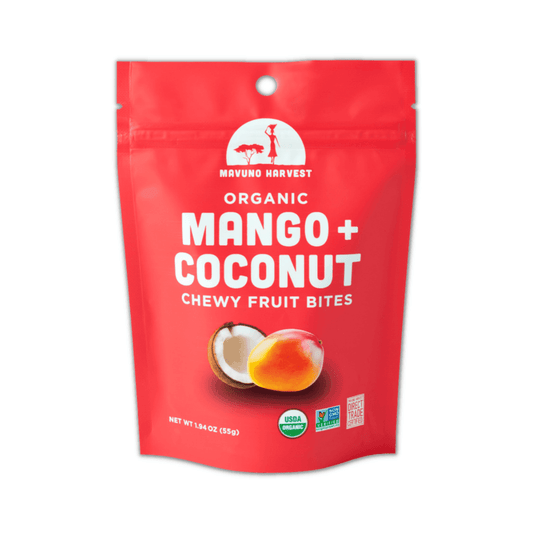 Organic Fruit Bites: Mango & Coconut - Skoutley Outdoors LLC
