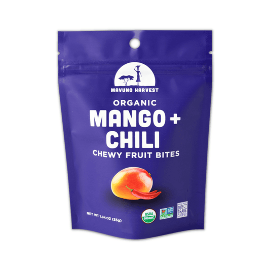 Organic Fruit Bites: Mango & Chili - Skoutley Outdoors LLC