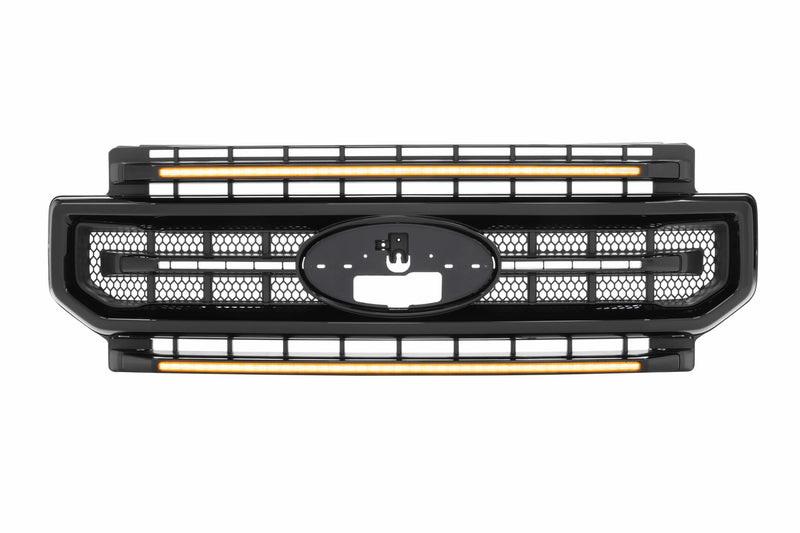 Load image into Gallery viewer, XBG LED Grille: Ford Super Duty (20-22 / Black / Amber DRL)
