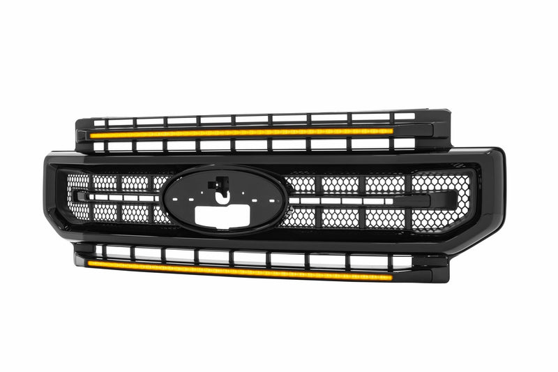 Load image into Gallery viewer, XBG LED Grille: Ford Super Duty (20-22 / Black / Amber DRL)
