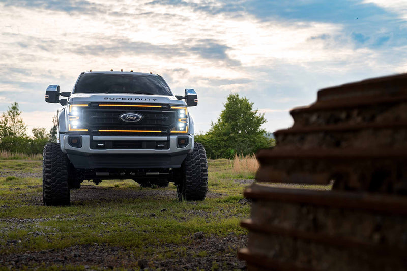 Load image into Gallery viewer, XBG LED Grille: Ford Super Duty (20-22 / Black / Amber DRL)
