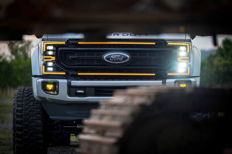 Load image into Gallery viewer, XBG LED Grille: Ford Super Duty (20-22 / Black / Amber DRL)
