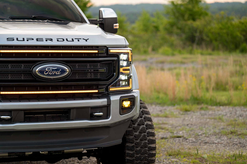 Load image into Gallery viewer, XBG LED Grille: Ford Super Duty (20-22 / Black / Amber DRL)
