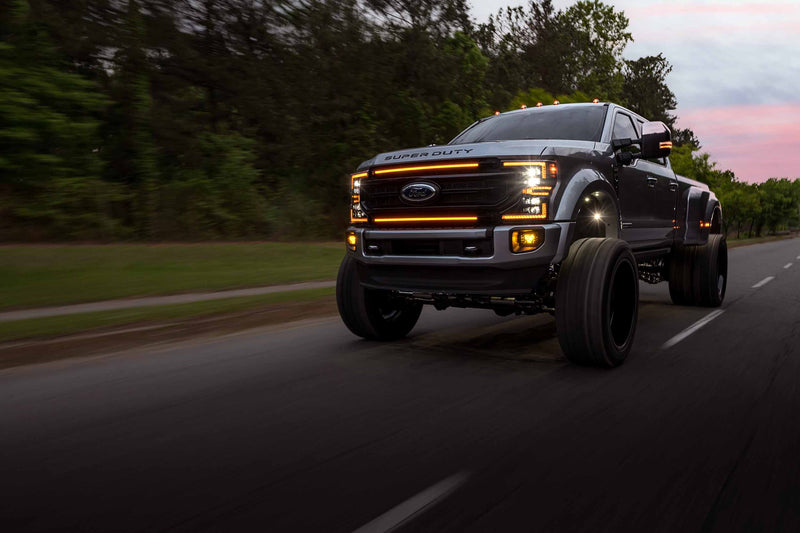 Load image into Gallery viewer, XBG LED Grille: Ford Super Duty (20-22 / Black / Amber DRL)
