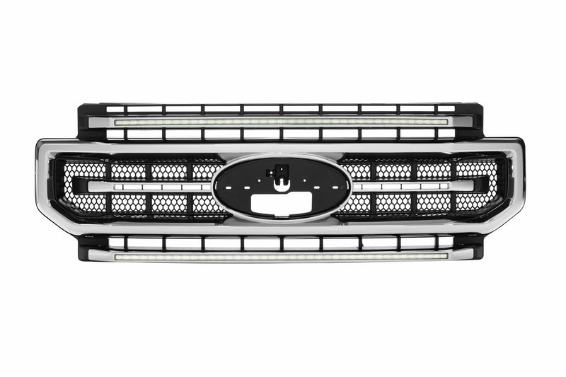 Load image into Gallery viewer, XBG LED Grille: Ford Super Duty (20-22 / Chrome / White DRL)
