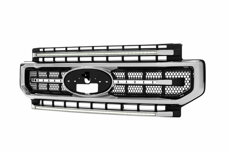 Load image into Gallery viewer, XBG LED Grille: Ford Super Duty (20-22 / Chrome / White DRL)
