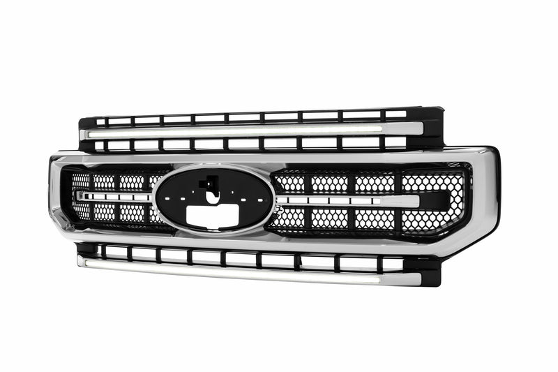 Load image into Gallery viewer, XBG LED Grille: Ford Super Duty (20-22 / Chrome / White DRL)
