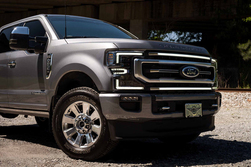 Load image into Gallery viewer, XBG LED Grille: Ford Super Duty (20-22 / Chrome / White DRL)
