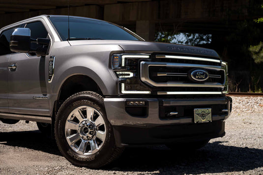 XBG LED Grille: Ford Super Duty (20-22 / Chrome / White DRL)