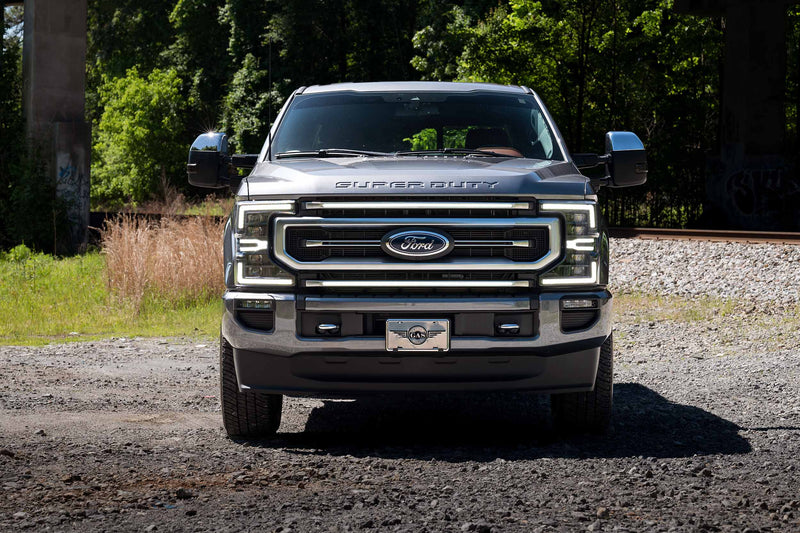 Load image into Gallery viewer, XBG LED Grille: Ford Super Duty (20-22 / Chrome / White DRL)
