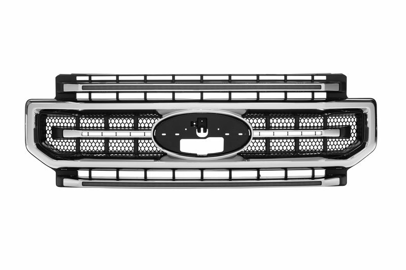 Load image into Gallery viewer, XBG LED Grille: Ford Super Duty (20-22 / Chrome / Amber DRL)
