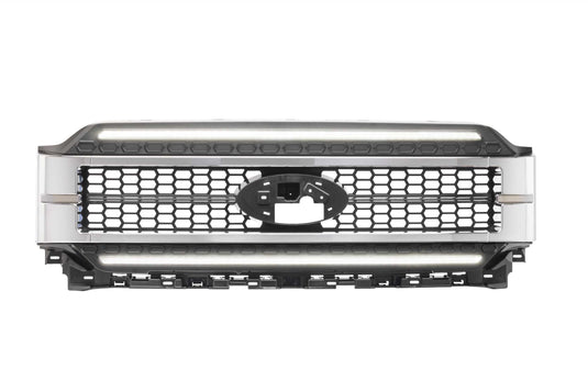 XBG LED Grille: Ford F-150 (21-23 / Chrome / White DRL)