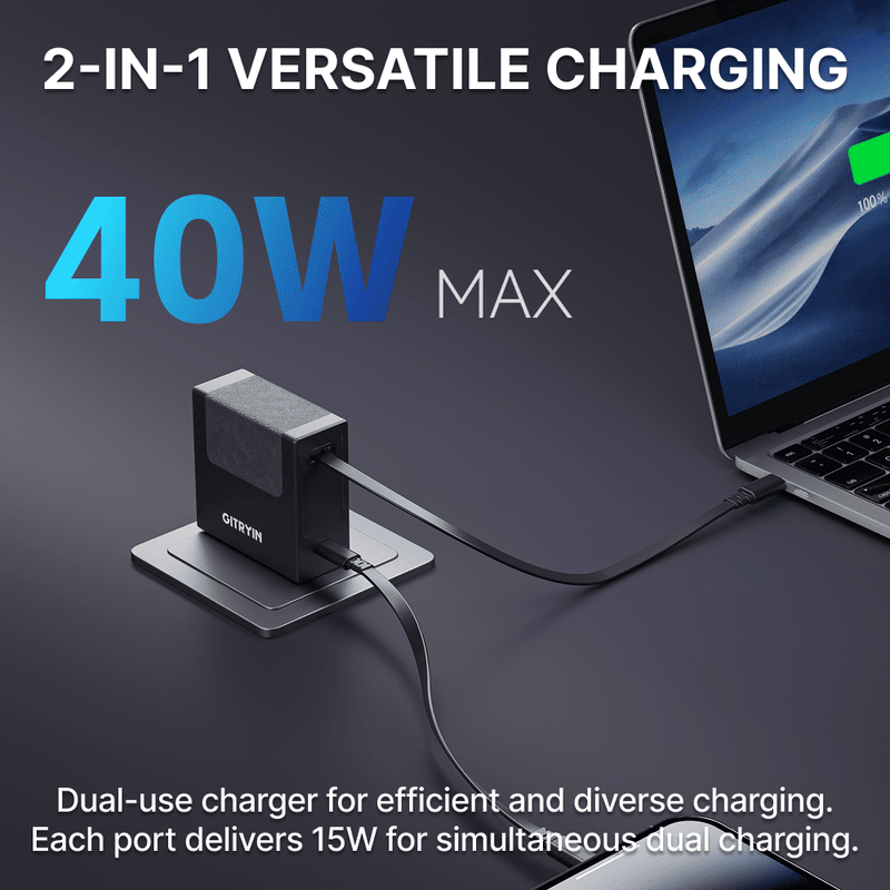 Load image into Gallery viewer, Gitryin Retractable 40W Charger for 3C Devices
