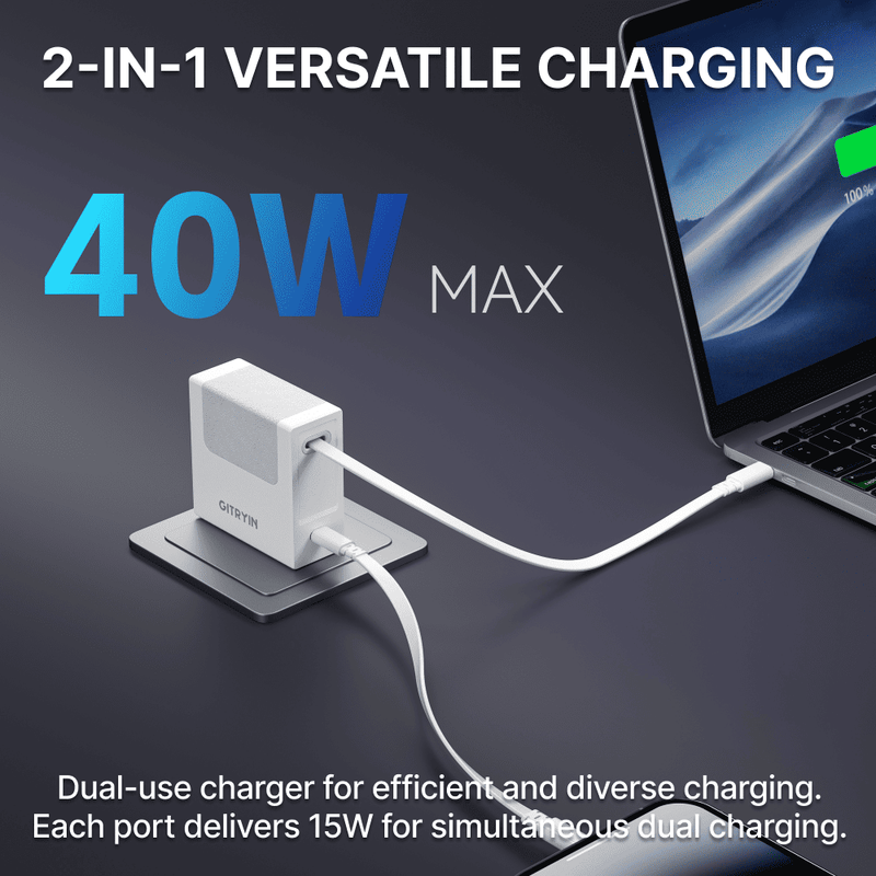 Load image into Gallery viewer, Gitryin Retractable 40W Charger for 3C Devices
