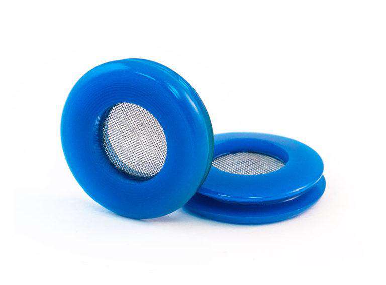 Load image into Gallery viewer, 10 Blue Polyurethane Seal With Filter Gladhand 10 Pack | 10017BF
