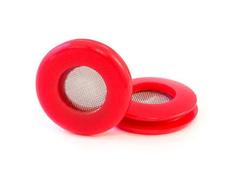 Load image into Gallery viewer, Red Polyurethane Seal With Filter Gladhand 10 PACK | 10017RF
