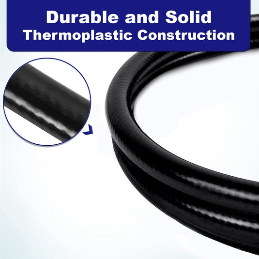Flame King Thermo Plastic Hose Assembly for LP and Natural Gas, 32 Inch, 3/8 Inch