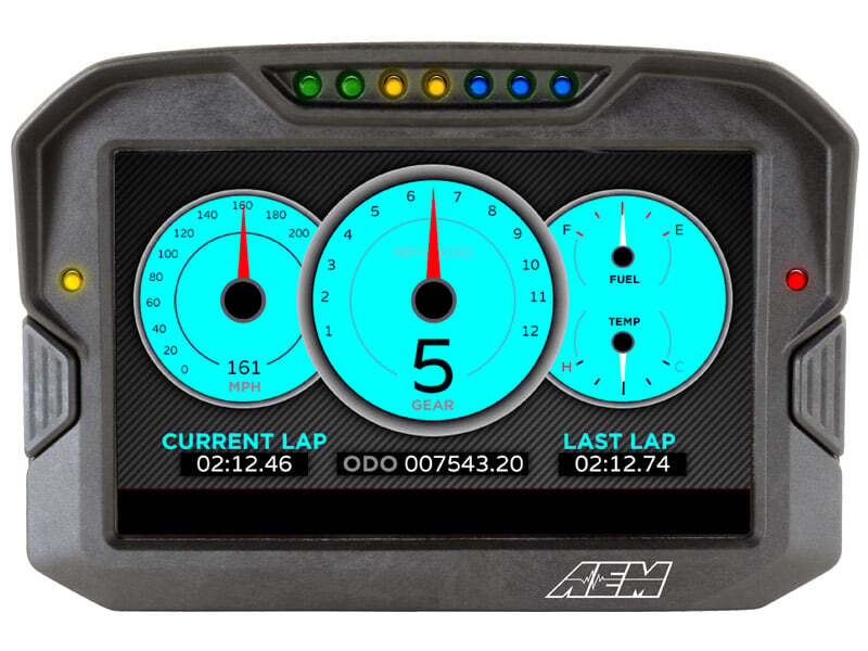 Load image into Gallery viewer, AEM CD-7 Non Logging Race Dash Carbon Fiber Digital Display (CAN Input Only) 30-5700

