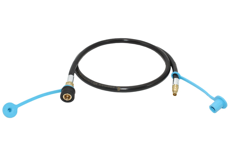 Load image into Gallery viewer, Flame King RV, Van, Trailer, Dual Quick Connect Hose, LP Gas Only, 48 inch, 1/4 inch
