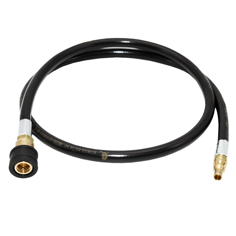 Load image into Gallery viewer, Flame King RV, Van, Trailer, Dual Quick Connect Hose, LP Gas Only, 48 inch, 1/4 inch

