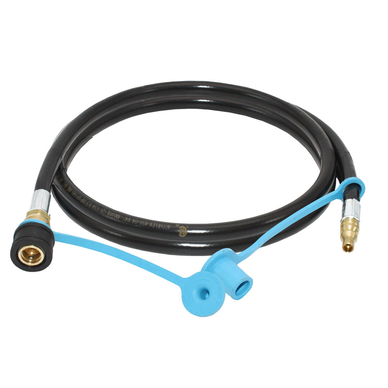 Load image into Gallery viewer, Flame King RV, Van, Trailer, Dual Quick Connect Hose, LP Gas Only, 72 Inch, 1/4 Inch

