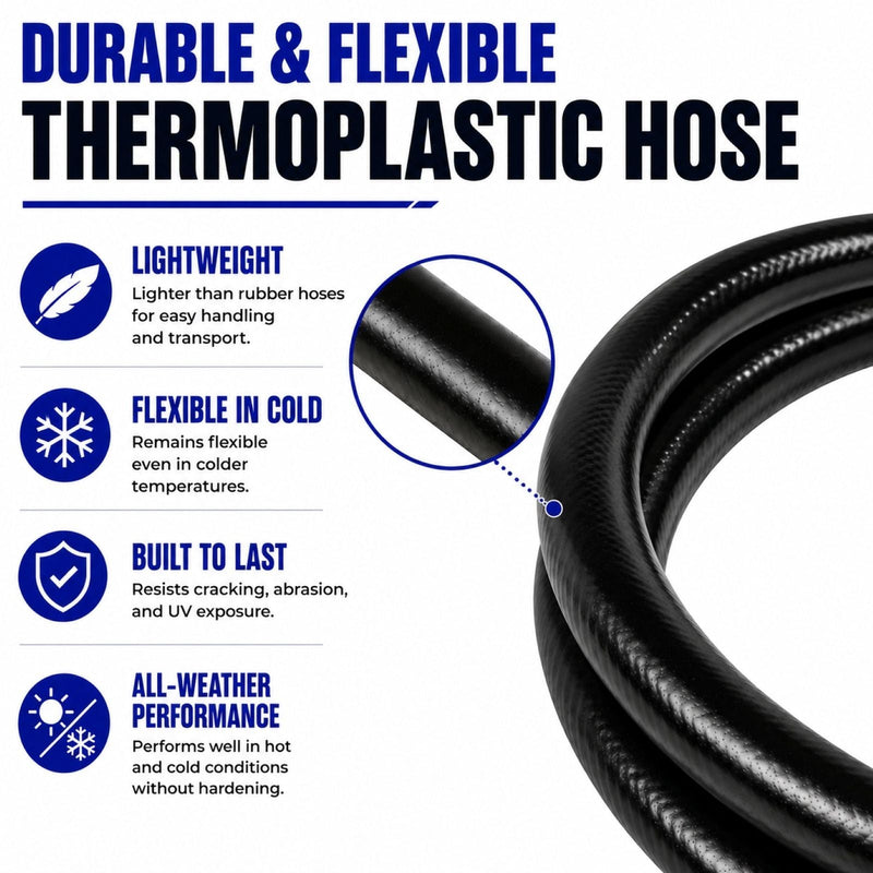 Load image into Gallery viewer, Flame King RV, Van, Trailer, Dual Quick Connect Hose, LP Gas Only, 72 Inch, 1/4 Inch
