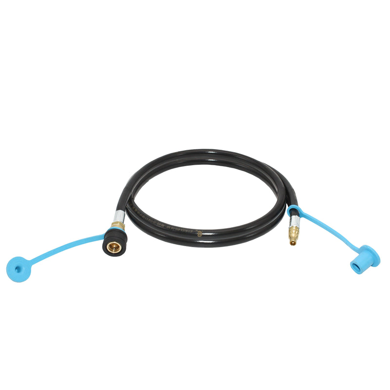 Load image into Gallery viewer, Flame King RV, Van, Trailer, Dual Quick Connect Hose, LP Gas Only, 72 Inch, 1/4 Inch
