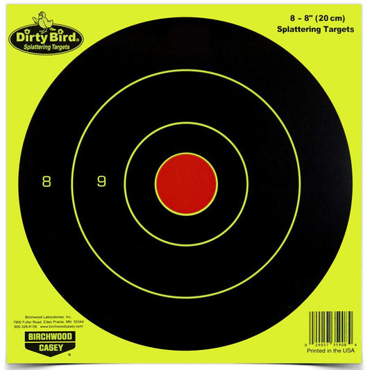 B/c Dirty Bird Yellow Rnd Tgt 8-8 - Skoutley Outdoors LLC