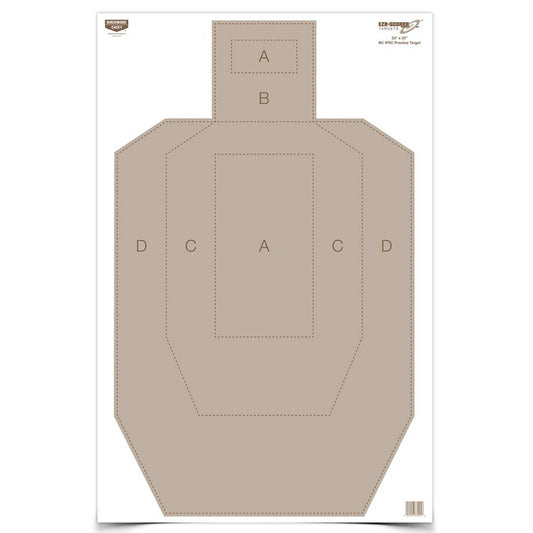 B/c Eze-scorer Ipsc Tgt 100-23x35 - Skoutley Outdoors LLC