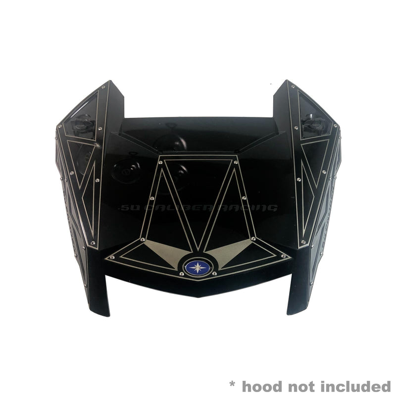 Load image into Gallery viewer, RZR XP Turbo S Hood Bling Panels
