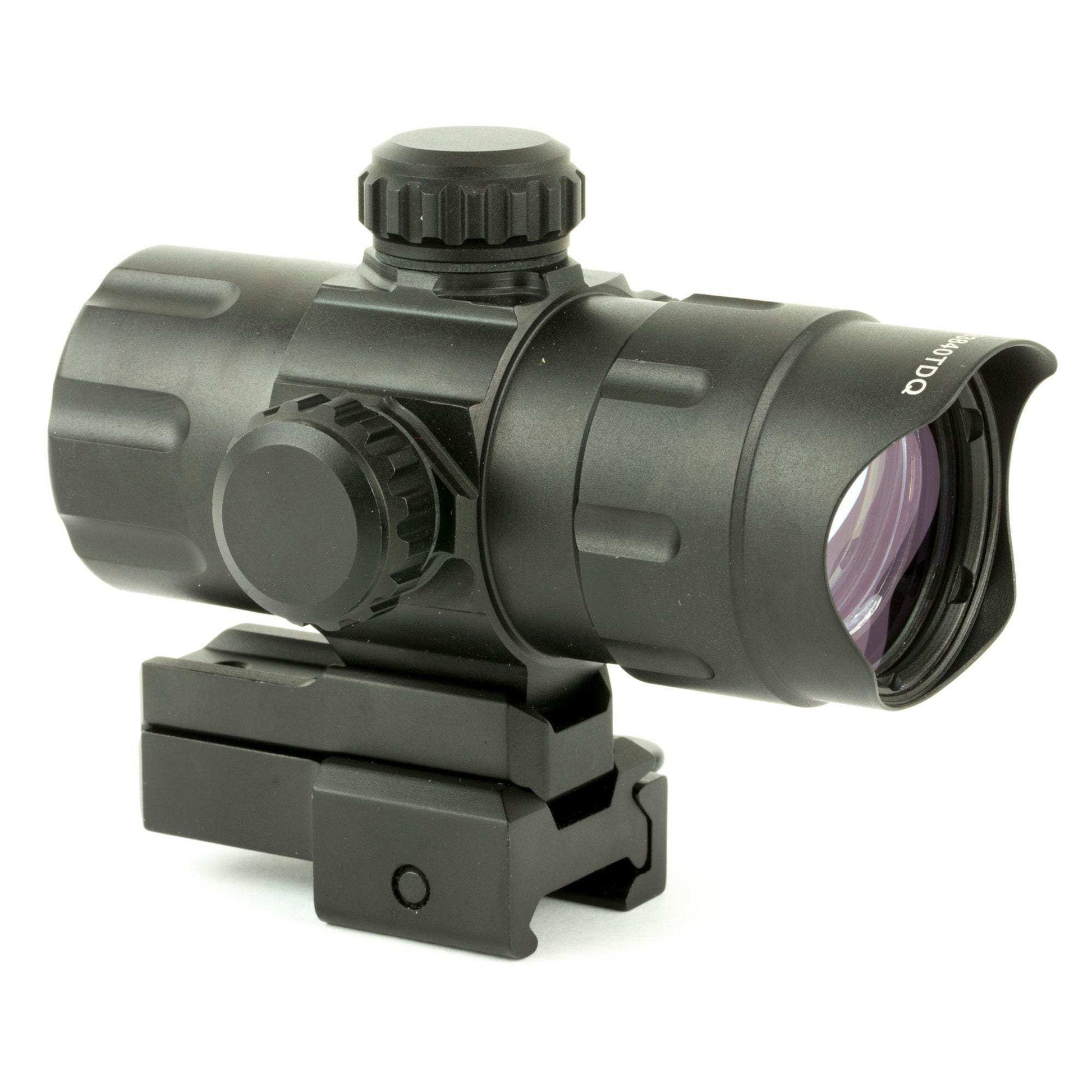 Utg 4.2" Ita T-dot W/qd Mount Rd/grn - Skoutley Outdoors LLC