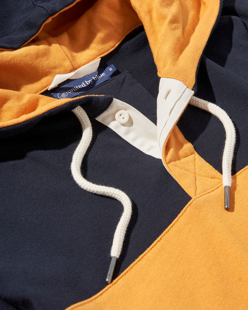 Load image into Gallery viewer, Organic Hooded Rugby Shirt
