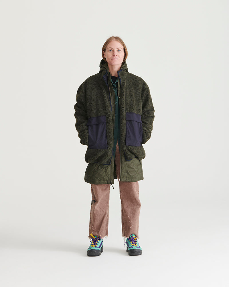Load image into Gallery viewer, Recycled Sherpa Full Zip
