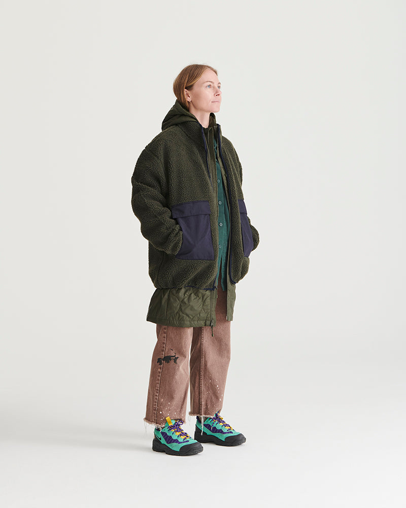 Load image into Gallery viewer, Recycled Sherpa Full Zip
