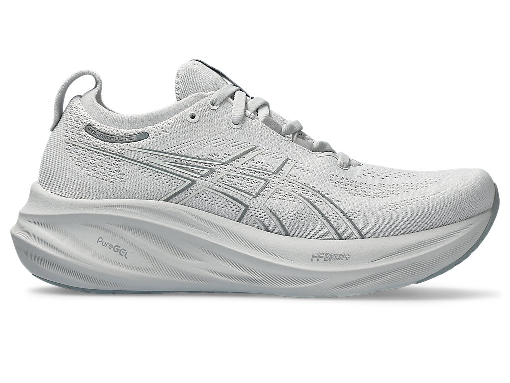 Men's Asics GEL-Nimbus 26, Concrete/Pure Silver, 13 D Medium - Skoutley Outdoors LLC