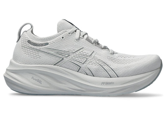 Men's Asics GEL-Nimbus 26, Concrete/Pure Silver, 13 D Medium - Skoutley Outdoors LLC